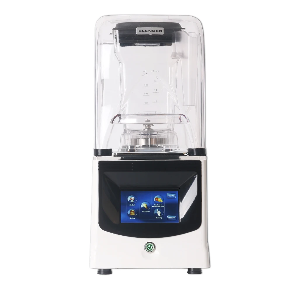 

GZZT High Speed Commmercial Blender Touchpad Blender Ice Cream Smoothies Maker Vegetable Fruit Food Mixers Machine Japan Blade