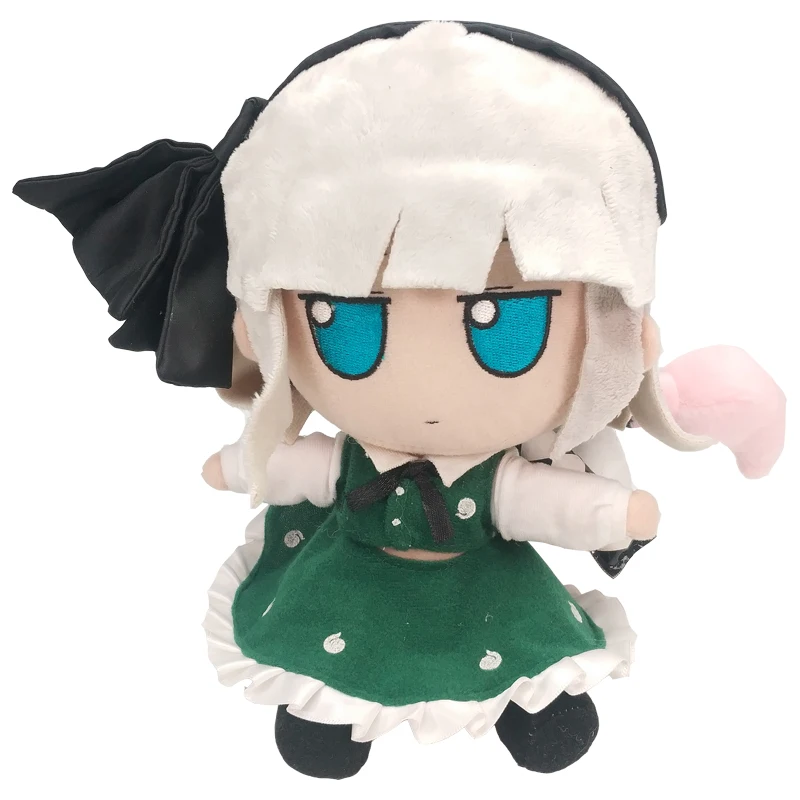Аниме TouHou Project Youmu Konpaku милый Косплей плюшевая кукла мягкая мультяшная Игрушка