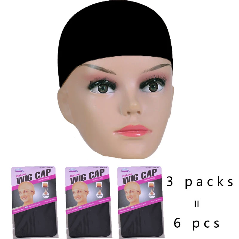 

Unisex stocking cap Wig Cap Hair Net For Weave Hairnets Wig Nets Stretch Mesh Wig Cap For Making Wigs Free Size Bonnet Perruque!