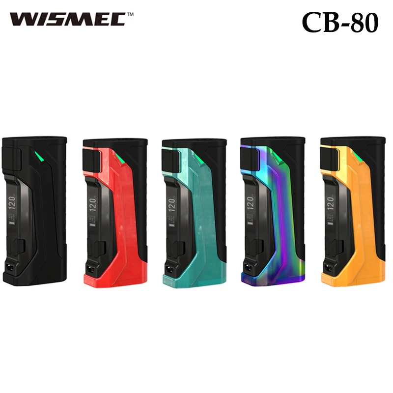 Original Wismec CB-80 Box MOD 80W CB 80 Electronic Cigarette MOD Fits AMOR NS Pro Tank E-Cigarettes Vape Original Wismec CB-80 Box MOD 80W CB 80 Electronic Cigarette MOD Fits AMOR NS Pro Tank E-Cigarettes Vape