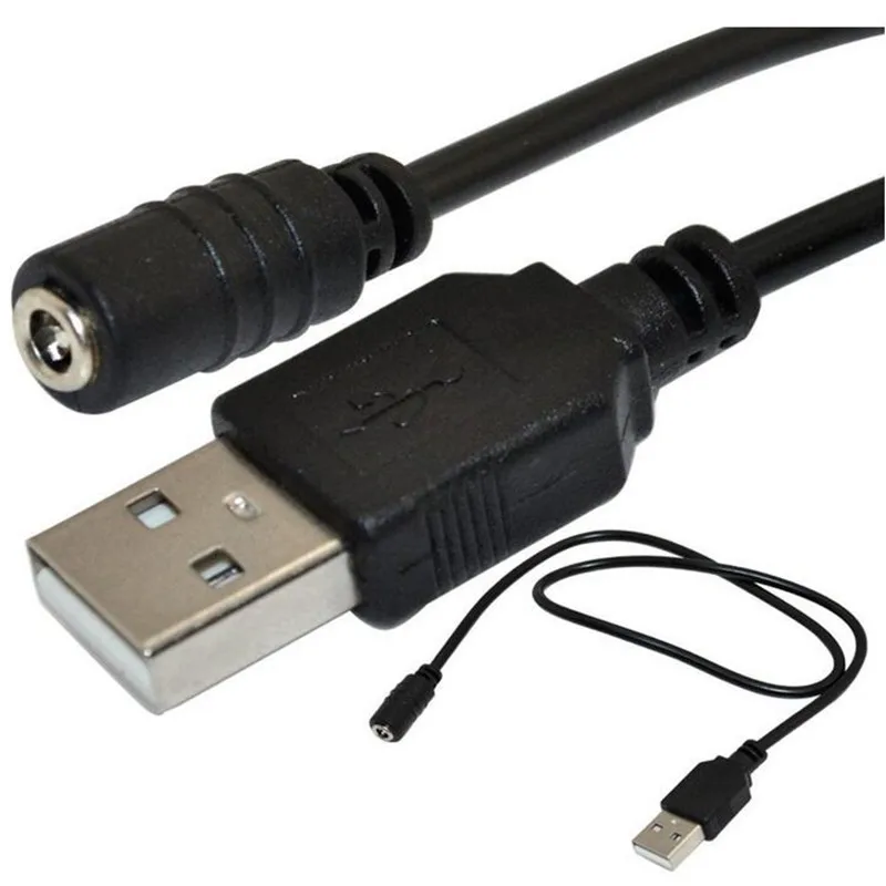 50 см USB штекер к 1 35x3 5 мм разъем питания постоянного тока Цилиндрический в кабель