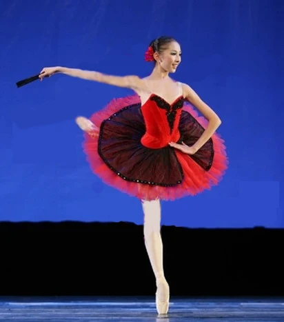 Профессиональная балетная пачка на заказ, сценические костюмы для балета, лиф и фатиновая юбка, юбки-пачки для взрослых или детей HB015