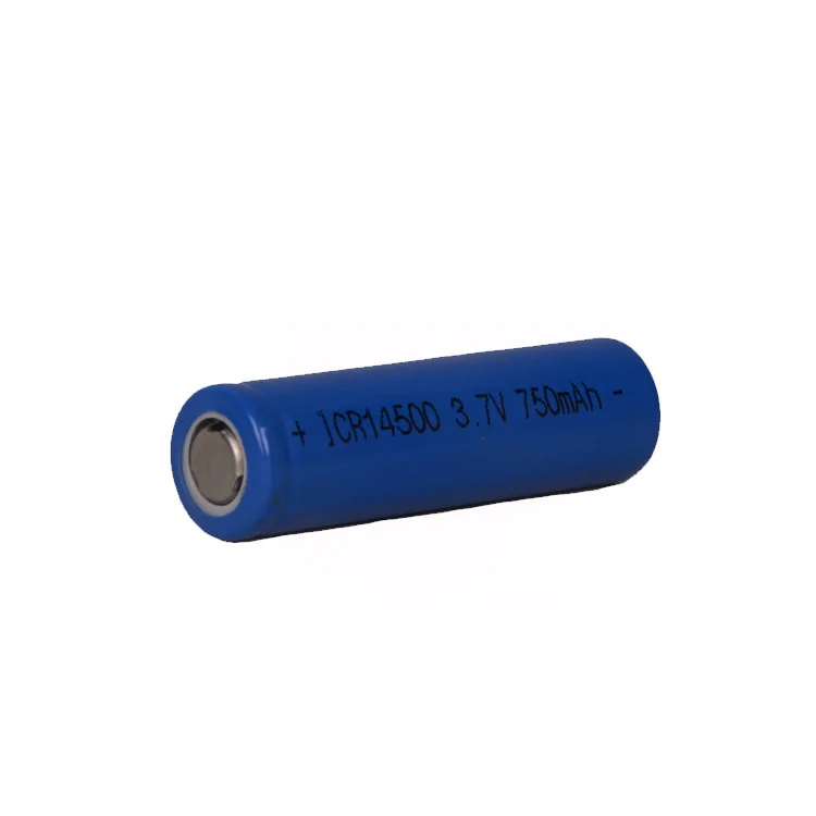 ICR14500 750 mAh 3,7 V литий-ионная аккумуляторная батарея для светодиодный фонарик