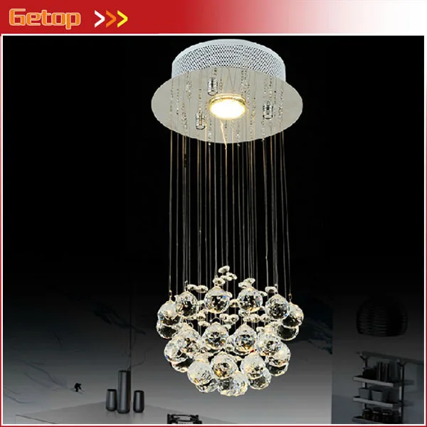 Us 106 0 Best Price Led Crystal Ceiling Lights Hanging Wire Crystal Lamps Entrance Hallway Crystal Light Restaurant Chandelier Bar Lamp In Pendant