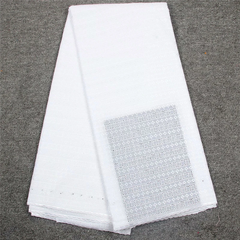 

Lace Fabric High Quality For Men white Swiss Voile Lace In Switzerland Nigerian Eyelet Dry Swiss Voile Lace Material