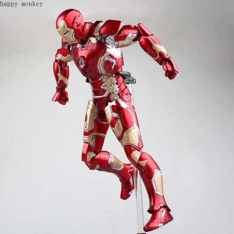 HC HotToys Мстители эра Альтрона Железный человек Mark XLII Gloden ПВХ Фигурки