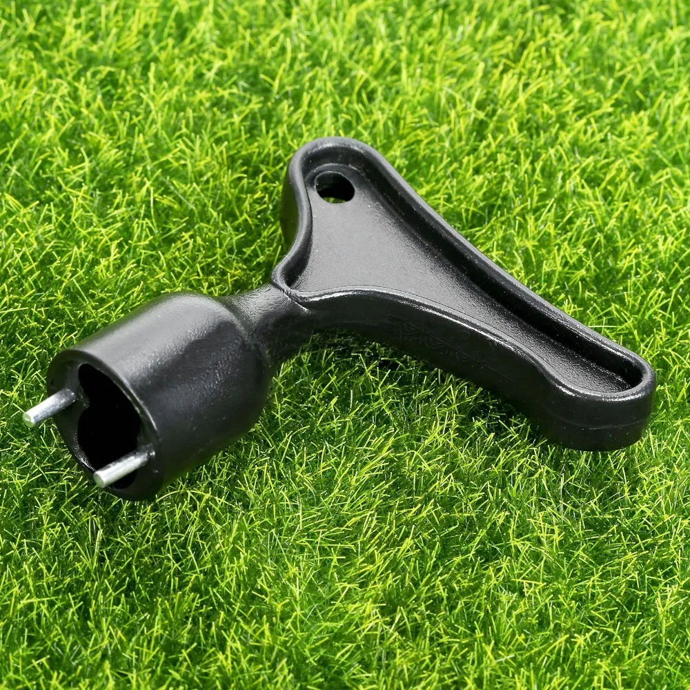 Practical Black Plastic Golf Shoe Cleats Wrench Spike