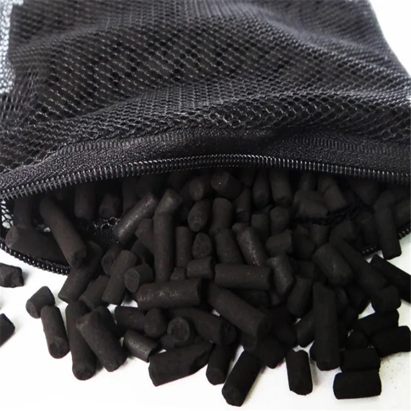 

Kingccpet Hot Sale 100g 250g 420g Aquarium Fish Tank Water Filter Media Charcoal Acti vated Carbon Pellets with Free net bag
