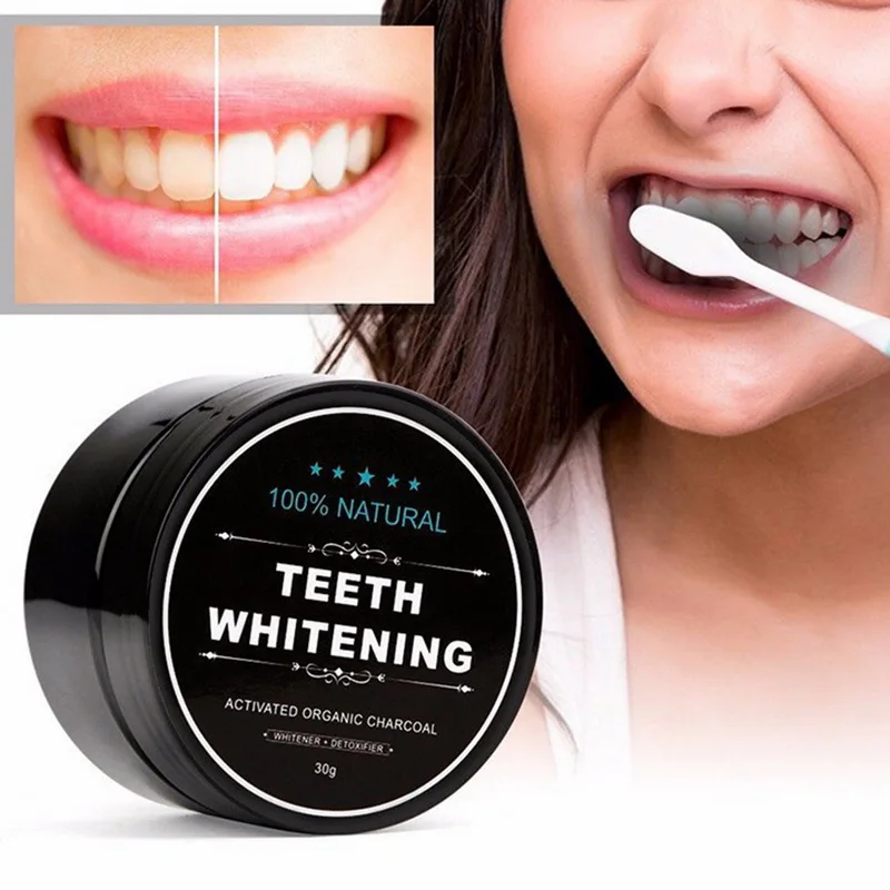 

Professional Tooth Whitening Powder Coconut Shell Activated Carbon Black Teeth Powder Natural Cleaning Packing Toothpaste