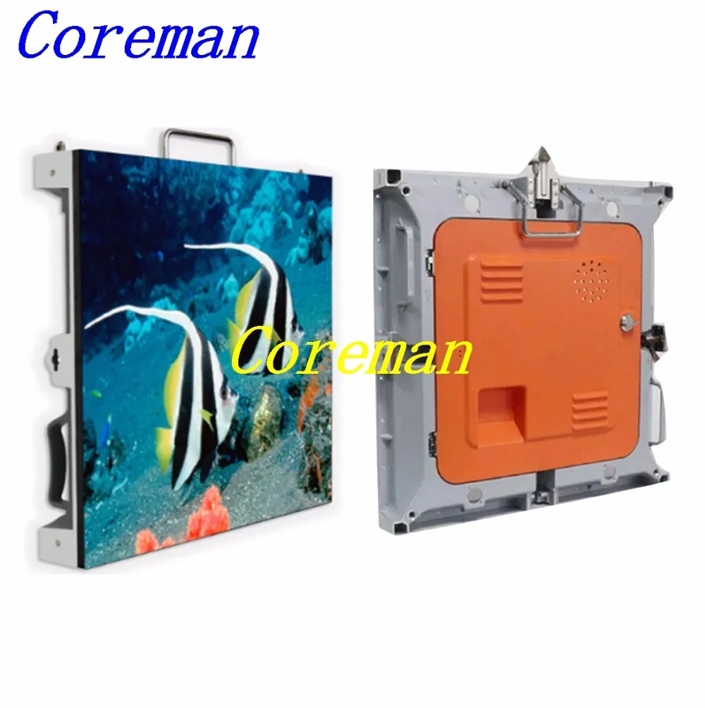 Coreman P8 Крытый SMD полный Цвет LED Дисплей 512x512 мм-подходит для наружного аренды литья алюминиевый корпус p3.91 p4.81