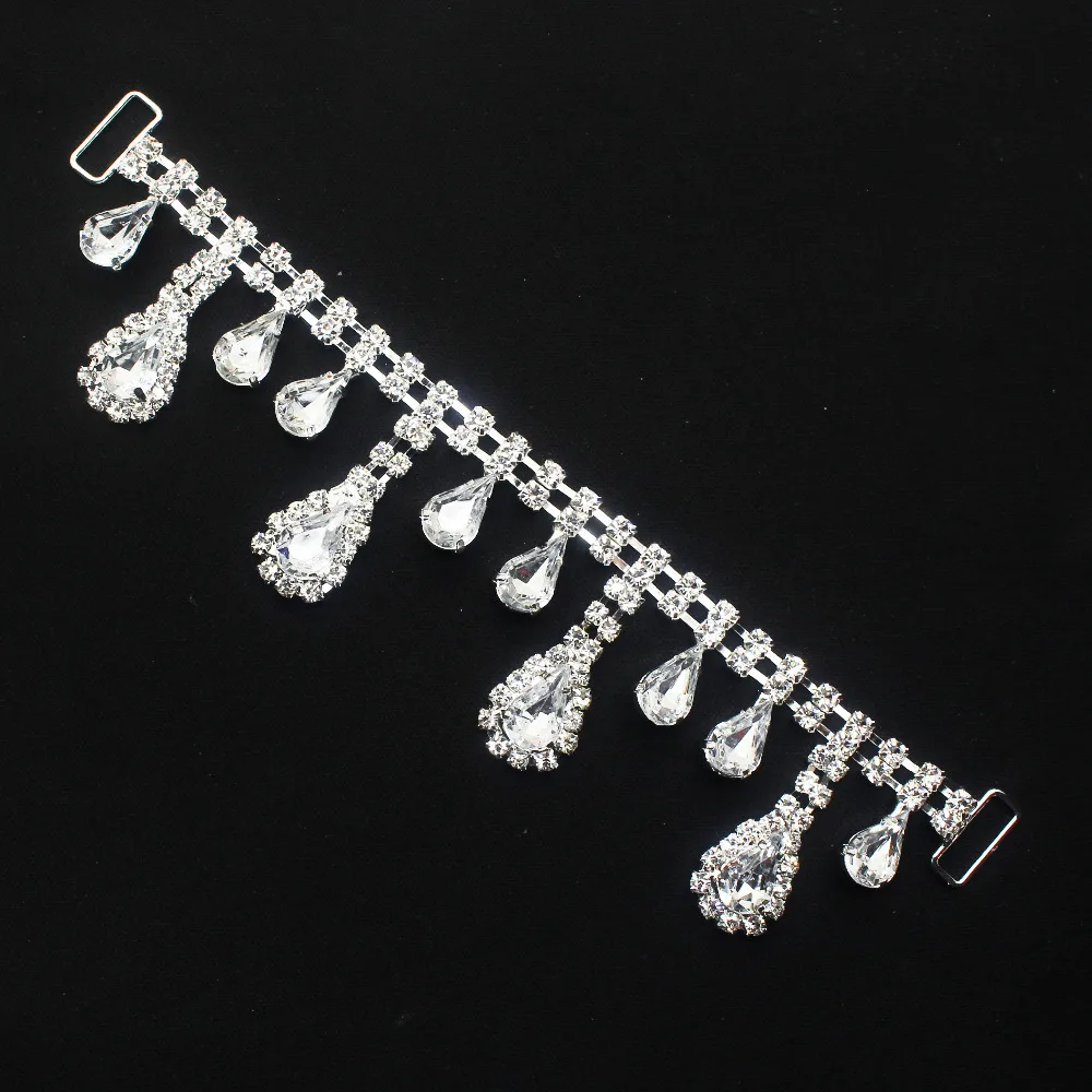 ZMASEY пряжки бикини Стразы 2 шт 165 мм швейная одежда Бодибилдинг соревнование Декор