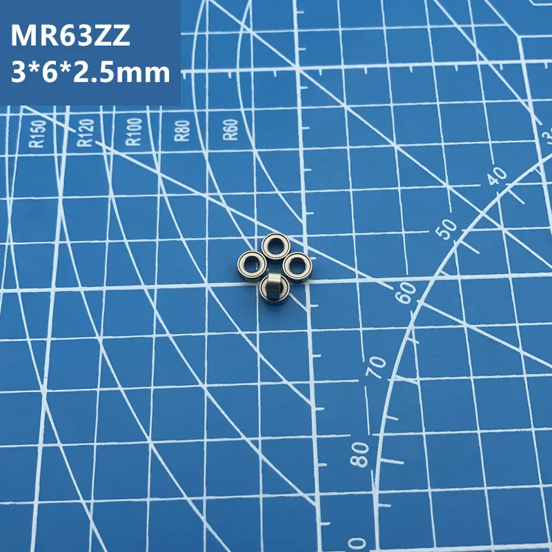 Бесплатная доставка Axk высокого качества 10 шт. миниатюрный MR63ZZ упорные шариковые