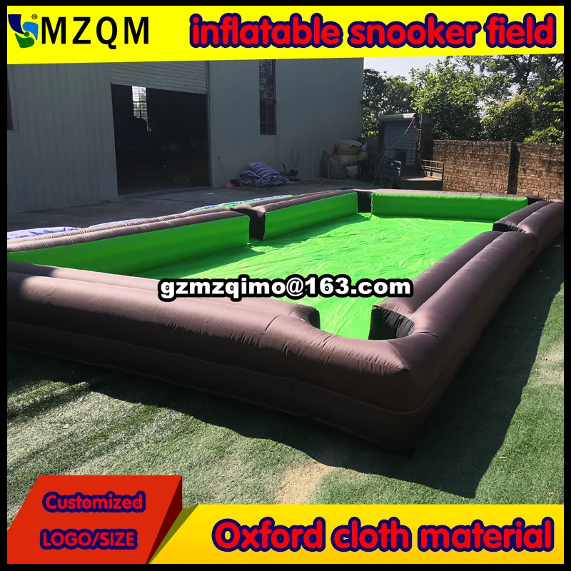 MZQM 6x4 m/8x5 m/10x5 m/12X6X0 5 M надувной бильярдный стол футбол snook мяч поле для стола|inflatable
