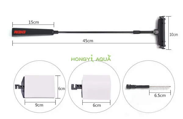 1 шт. EHEIM стеклянный очиститель для аквариума инструмент для очистки аквариума скребковый нож щетка для очистки быстрая очистка принадлежности для рыбного садка