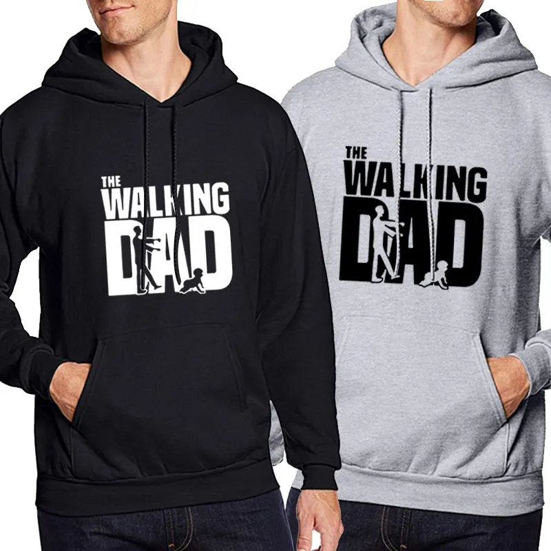 

The Walking Dad Hoodies Men Fashion Funny Hoodie Casual Pullover Fitness Hooded Sweatshirts