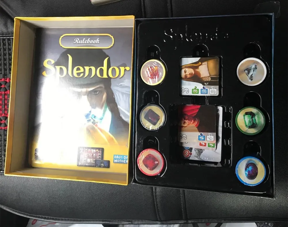 Splendor настольная игра семейное развлечение карточные игры рождественские новогодние игрушки образовательная тема английский Крытый боковой стол Вечерние