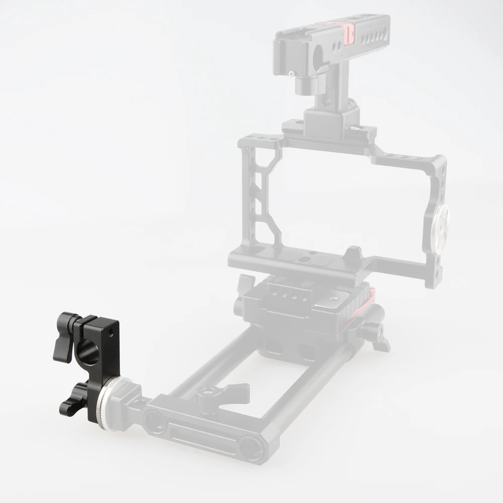 CAMVATE 15 мм стержневой зажим с креплением ARRI Rosette (черный винт) C1706|15mm rod clamp|rod clamp15mm |