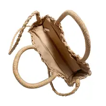 Стиль, модная женская пляжная сумка для плавания, пляжная сумка, вечерние сумки, тканые сумки белого и коричневого цвета