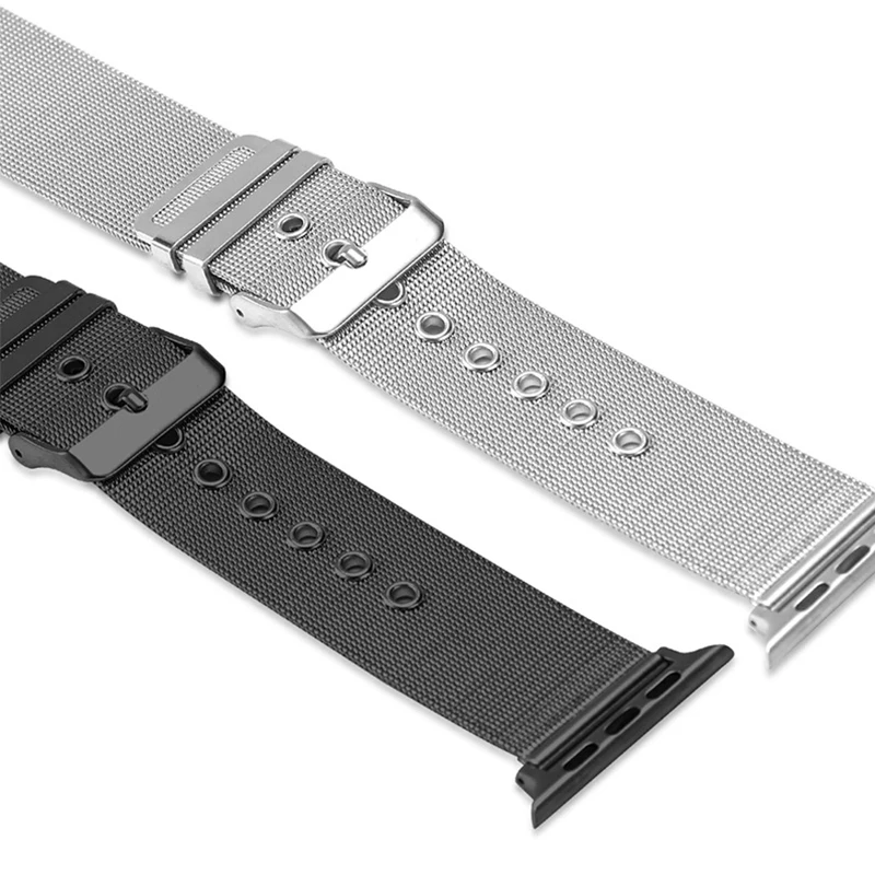 Ремешок Миланская петля из нержавеющей стали для Apple Watch браслет iWatch Series 1 2 3 4 5 38 мм