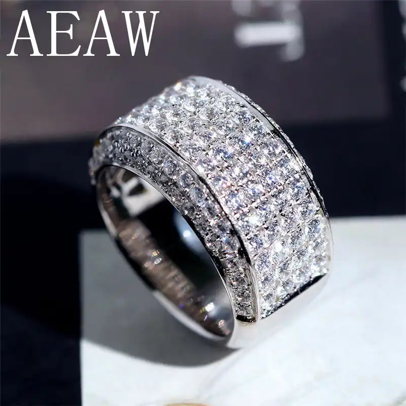 moissanite men's ring