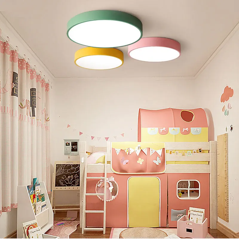 Modern Minimalist Ultra-thin 5CM LED Ceiling Lamp Multicolor Art LED Ceiling Light for Living Room Children's Room Coffee Shop (5)