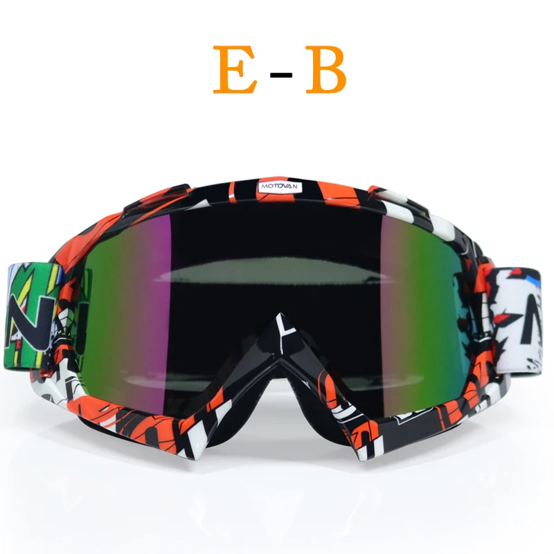 Новые очки для мотокросса лыжные очки спортивные очки для езды на мотоцикле, защитные очки для сноуборда, мужские уличные очки Gafas Casco - Цвет: B1