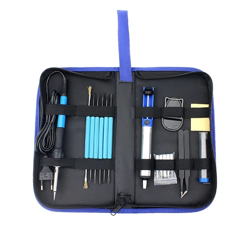 18 in 1 Soldering Iron Tool Set with Bag EU Plug | Инструменты