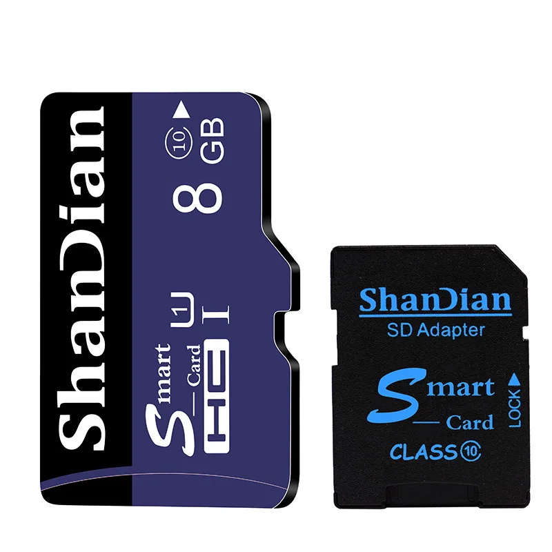 SHANDIAN карта памяти 64 Гб 128 ГБ carte micro sd карта C6 micro sd карта s 8 ГБ 16 ГБ 32 ГБ mini TF карты cartao de memoria высокая скорость - Емкость: 8 Гб