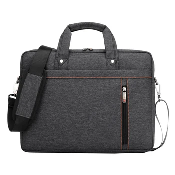 

Gonbes big size Nylon Computer Laptop Solid Notebook Tablet Bag Bags Case Messenger Shoulder unisex men women Durable