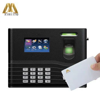 

IN01-A Standalone Fingerprint Time Attendance Access Control 13.56MHz Card TCP/IP Backup Battery Time Recorder Device