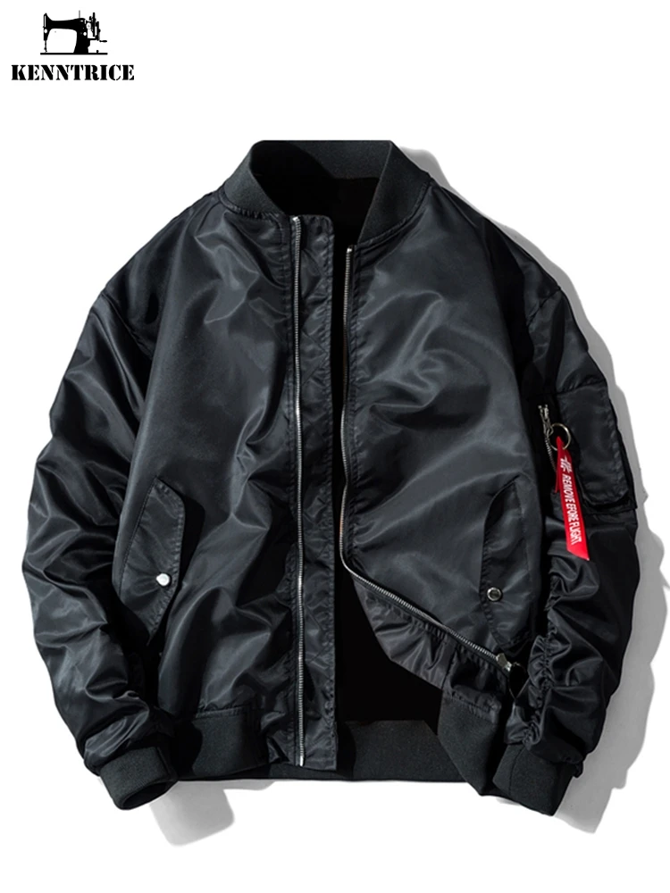 

KENNTRICE Spring Thin Coat Men And Women Air Force Pilot Baseball Jacket Mens Bomber Jackets