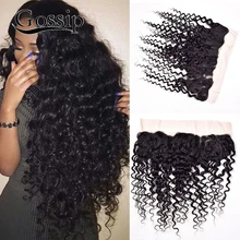 Lace Frontal Closure 7A Virgin Unprocessed Lace Frontal Indian Water Wave Frontal In Human Hair Lace Frontal Indian Virgin Hair