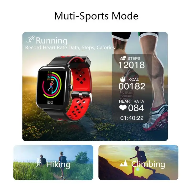 DM06 Bluetooth Смарт часы пульсометр кровяное давление сна спортивный браслет