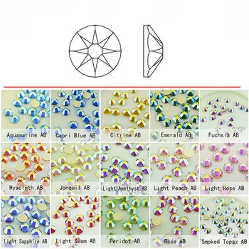 

Crystal Rhinestone Flat back 20pcs/Lot 16cut 3D Nail Art Non hotfix Rhinestones DIY Wedding Dress
