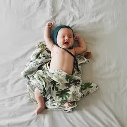 Лес 70% хлопок, бамбук ребенка пеленать муслин одеяла новорожденных одеяла ins марли младенческой wrap sleepsack swaddleme банное полотенце