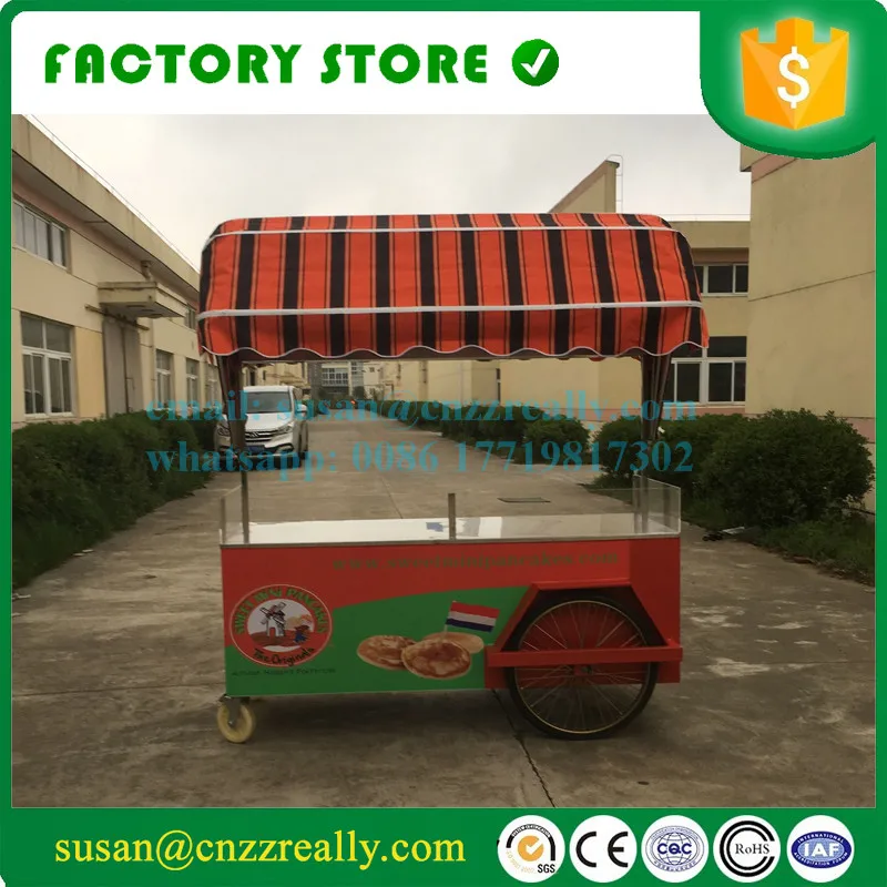 

New designed mobile food cart food kiosk with logo one it customized mobile food cart for sale