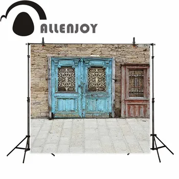 

Allenjoy backgrounds for photography colrful brick wall graffiti wood floor backdrop photocall professional photobooth
