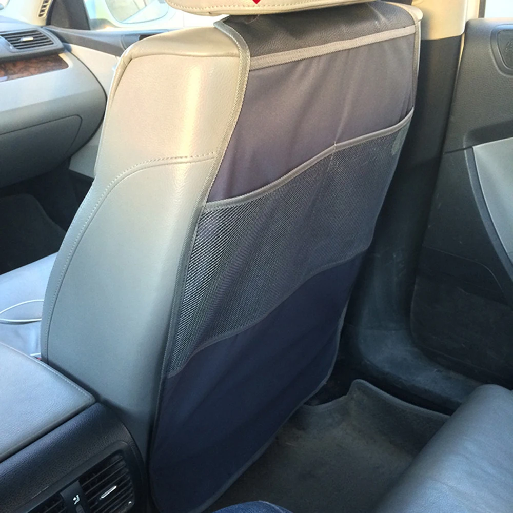 YOSOLO Car Seat Back Protector Bag Holder Anti Dirty Mat Automobiles Seat Covers Storage Food Drink Bottles Universal