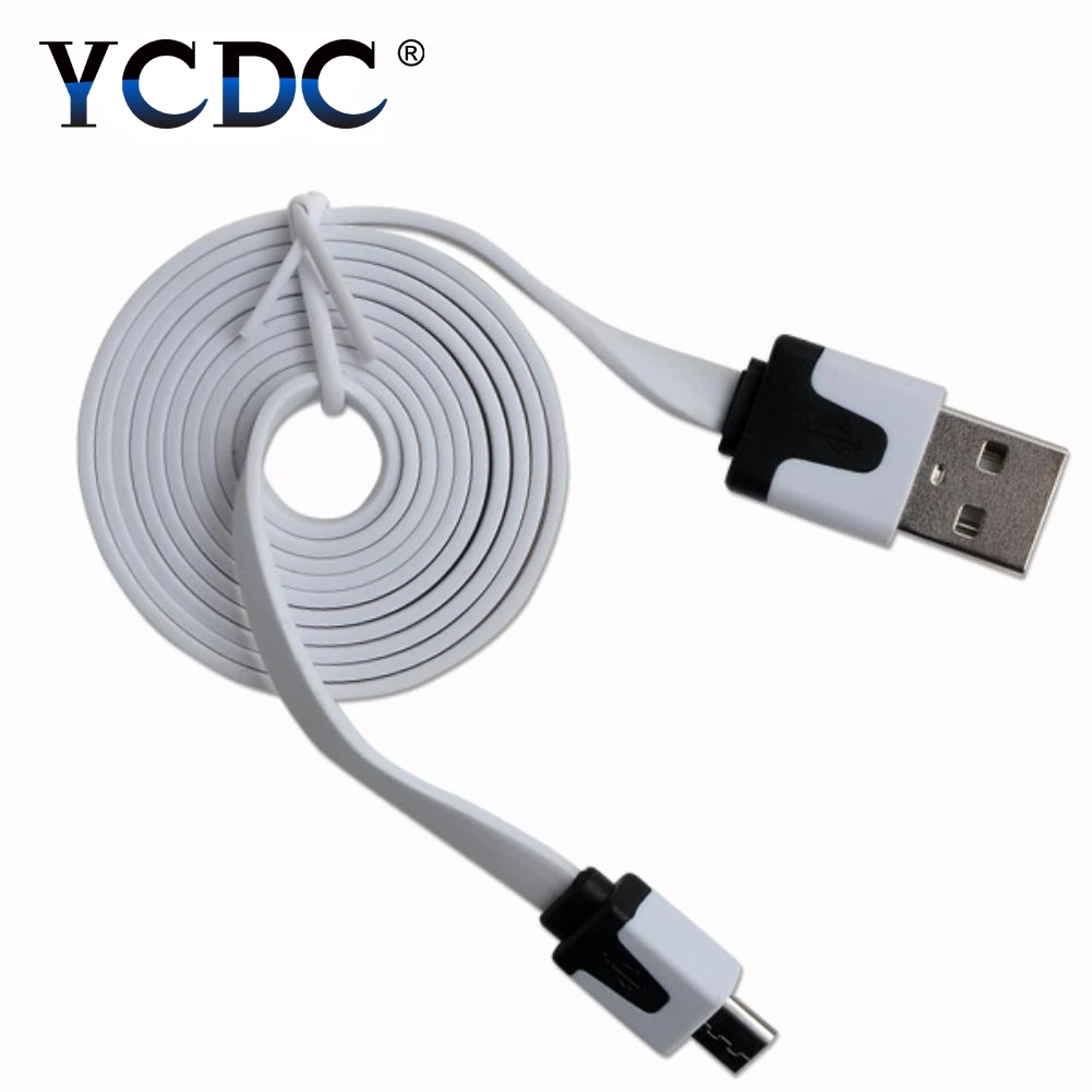 1 шт. черный белый зеленый цвет для Iphone 4 4S плоский длиной м USB кабель синхронизации