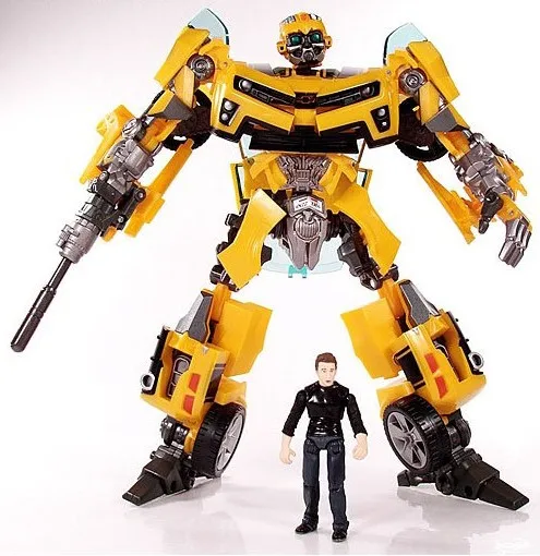 

Real Transformation Car Robot Human Alliance Bumblebee and Sam Action Figures Toys Revenge of the Fallen Birthday Gift for Boys