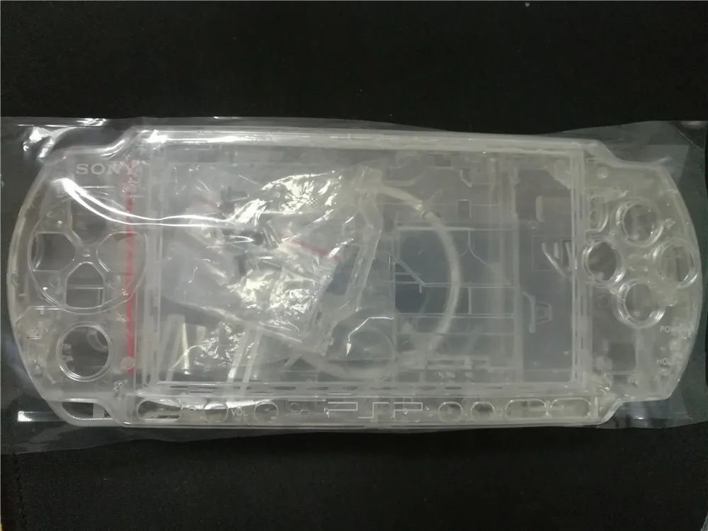 Transparent-Clear-Crystal-Color-For-PSP3000-PSP1000-2000-Shell-Game-Console-replacement-full-housing-cover-case