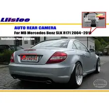 Для Mercedes-Benz SLK R171 2004 ~ 2011-Камера Заднего Вида/Резервное Копирование Парковка камера/HD CCD RCA NTST PAL/Номерной знак Лампа OEM