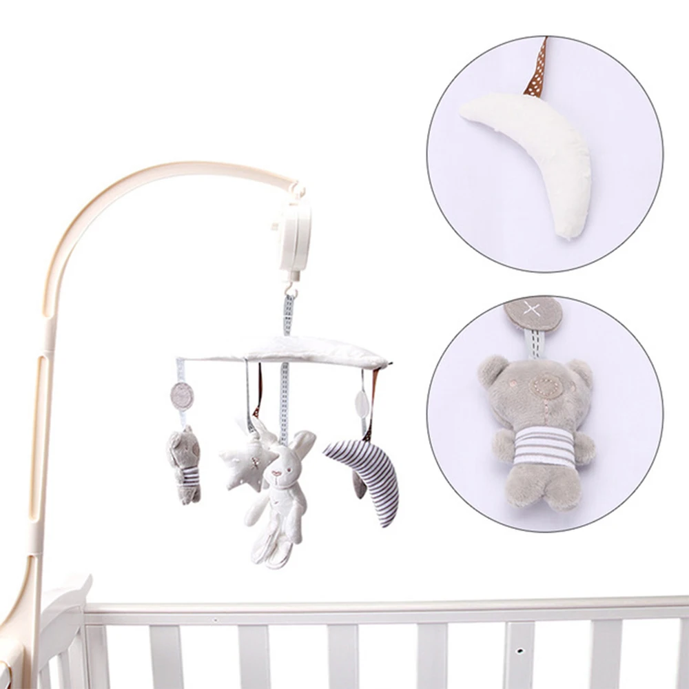 

Baby Mobile Musical Crib Bed Bell Toymovil Cuna Movement Music Box Newborn Bell Crib Baby Toys Bell Plush Baby Speelgoed
