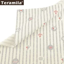Teramila хлопок саржевая ткань метров Telas Tissus морская тематическая Ткань DIY одеяла Лоскутная простыня шторы детское платье для дома