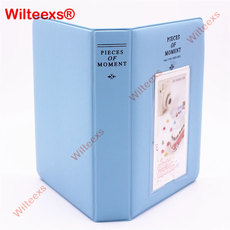 WILTEEXS 64 Pockets Fujifilm Instax Mini films Instax Mini 8 7s 70 25 50s 90 именная карточка с моментом фотоальбом