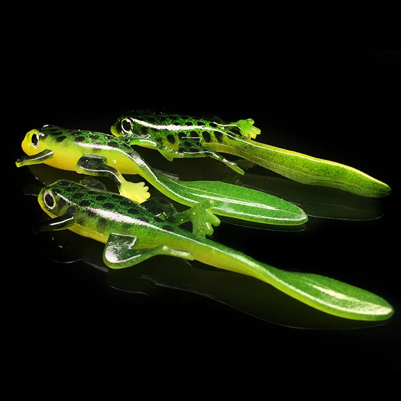 20pcs/set Soft Salamander Fishing Lure Simulation lizard 7.5cm/3G
