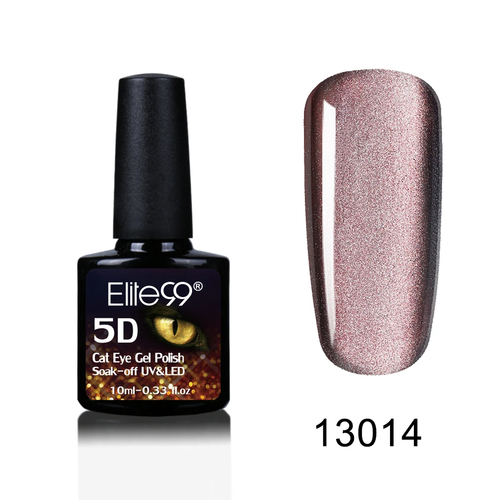 Elite99 5D кошачий глаз 22 разноцветный гель для ногтей лак Soak Off UV светодиодный лак грунтовка длинный прочный ноготь гель лак искусство салон маникюр 10 мл - Цвет: 13014