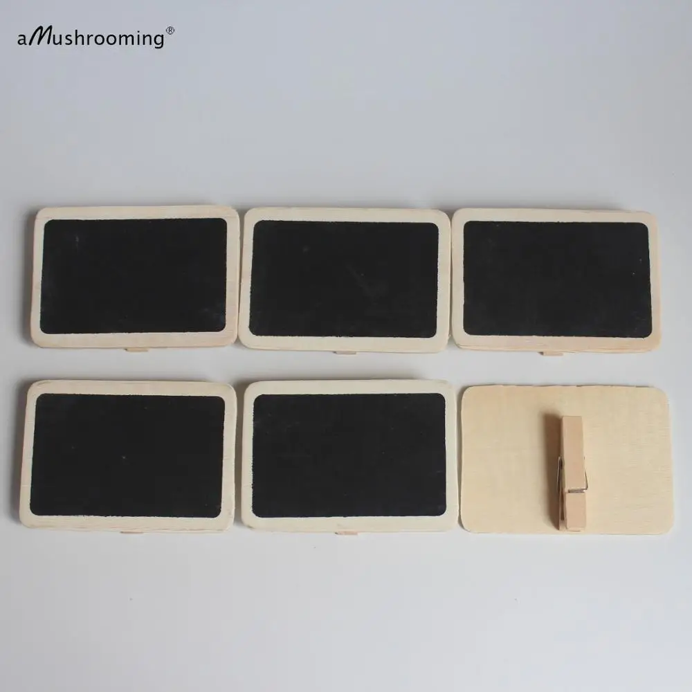 X24 прямоугольная мини доска 4x6 см на фотографиях украшение для вечеривечерние