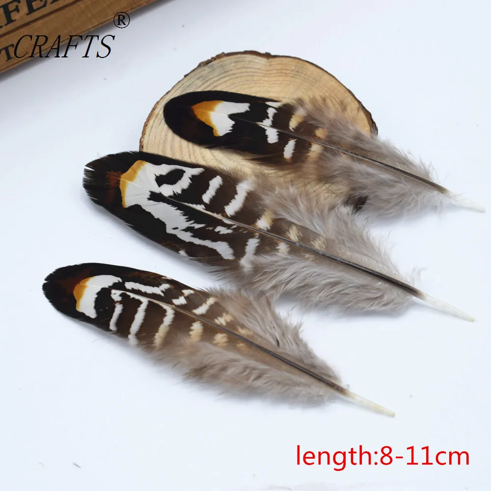 

New! Batch quality 10 pc quality Golden pheasant feathers, 3-4inches / 7-10cm, DIY decorative handicrafts