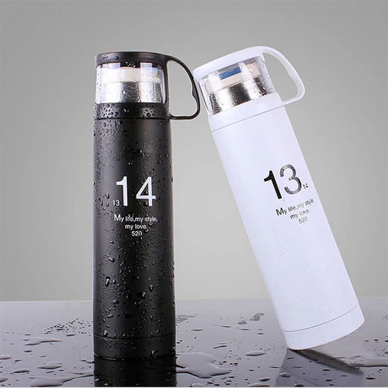 Bearknight NEW 500ML Thermos CupThermo Cup Empty Cup 304 Stainless